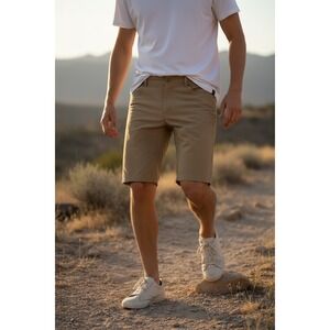 KUHL‎ Men's 38 Khaki Cargo Shorts Hiking Outdoor Performance Relaxed Fit